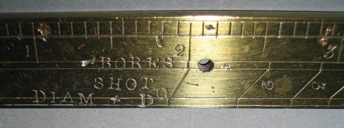 1960.1009 Gunner's Quadrant (detail 1)