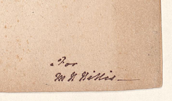 1960.1017 A Silhouette, Verso Detail 2