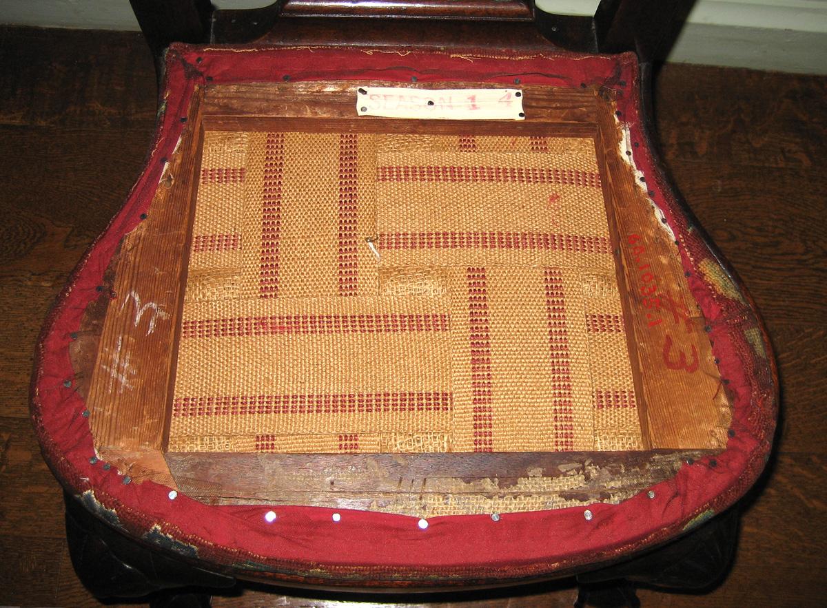 1960.1035.001 Chair, 1984.0664 Slip seat,  reverse
