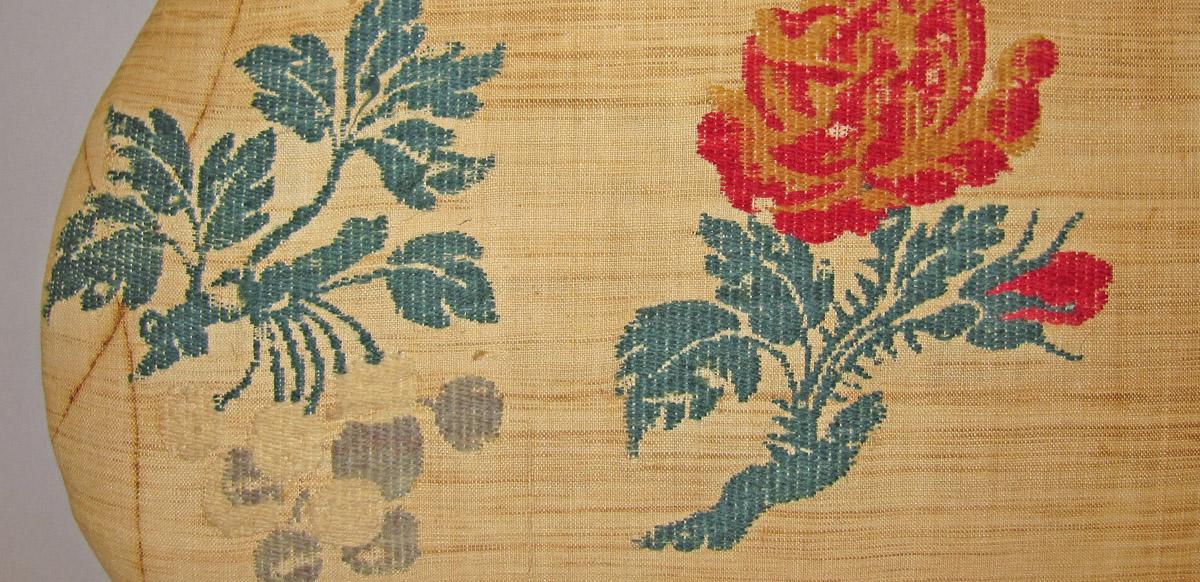 slip seat 1969.5665 fabric detail 1960.1036