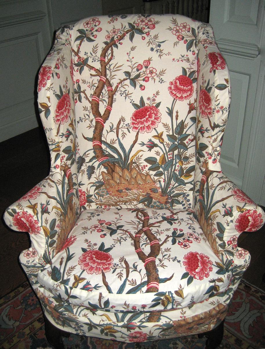 1960.1040 Chair, 1984.0661.008 A, B Slip cover, view 2