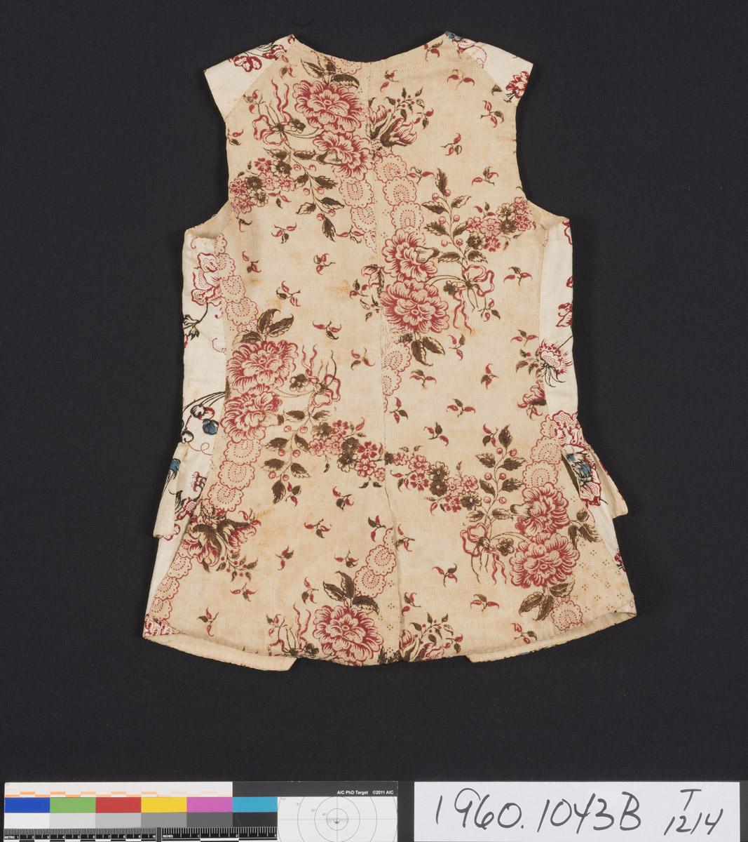 1960.1043 B Waistcoat, back