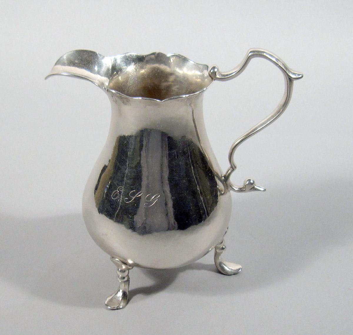 1960.1046 Silver Milk Pot side 1