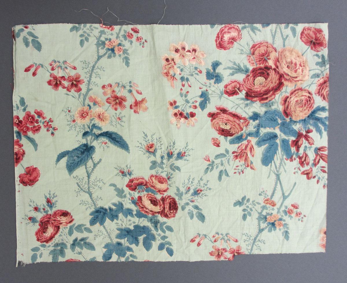 1960.1051.003 Textile, printed reverse