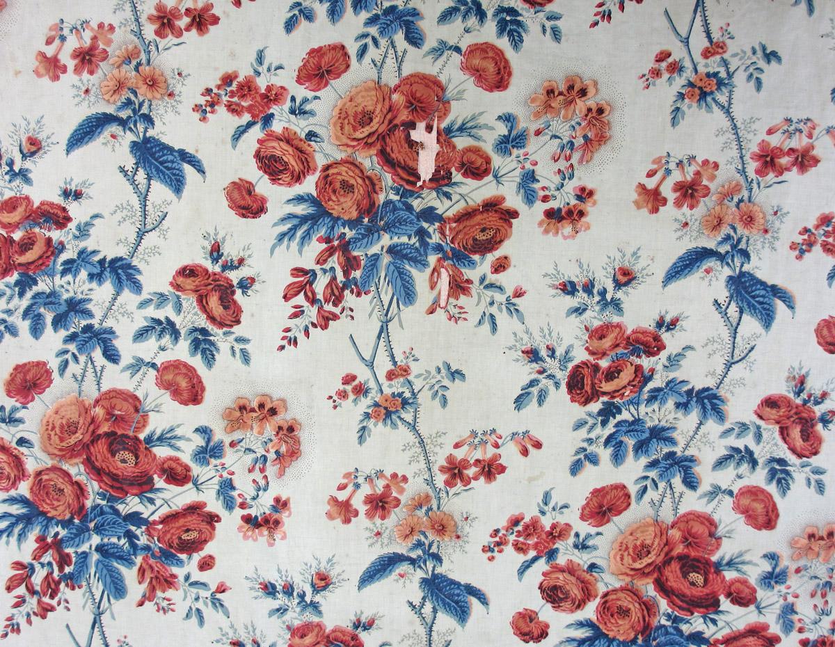 T258 textile, printed design repeat