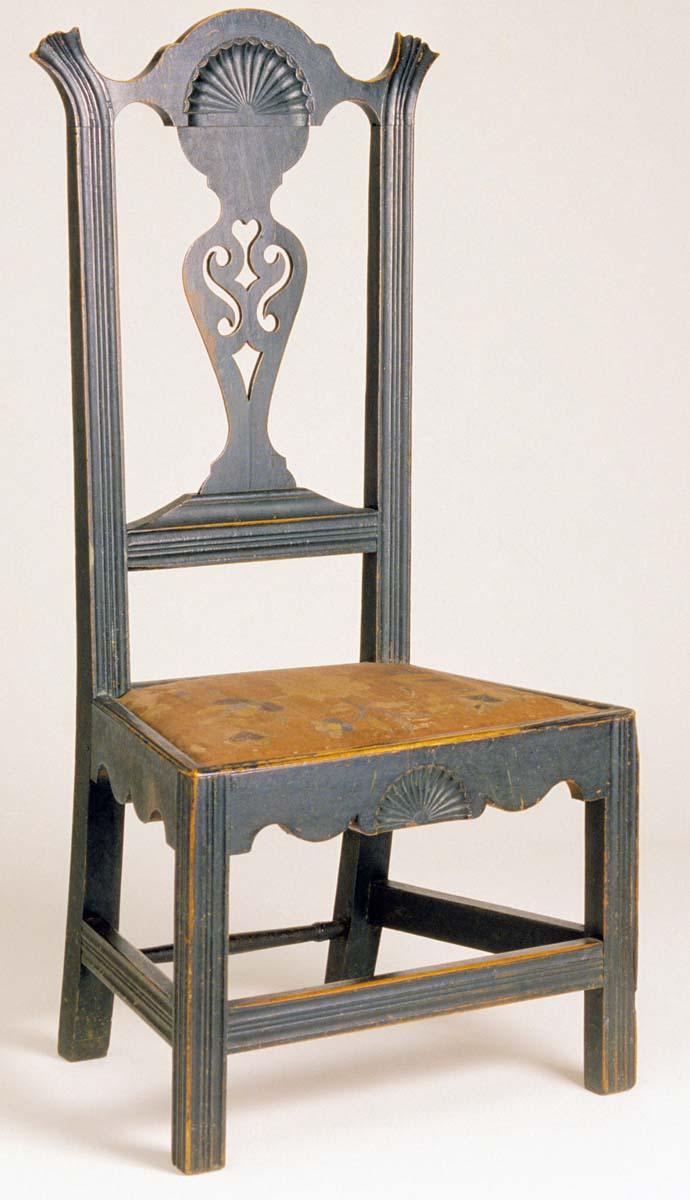 1960.1054, 1984.0621 Chair, Side Chair, Slipseat, view 3