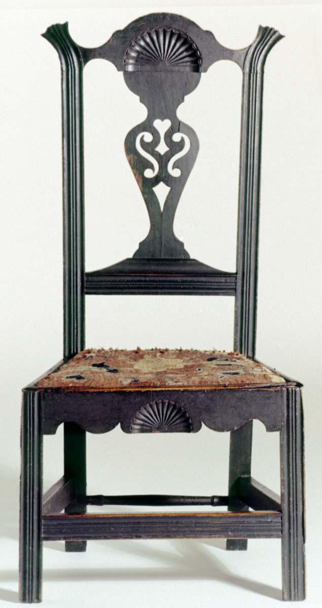 1960.1054, 1984.0621 Chair, Side Chair, Slipseat, view 4