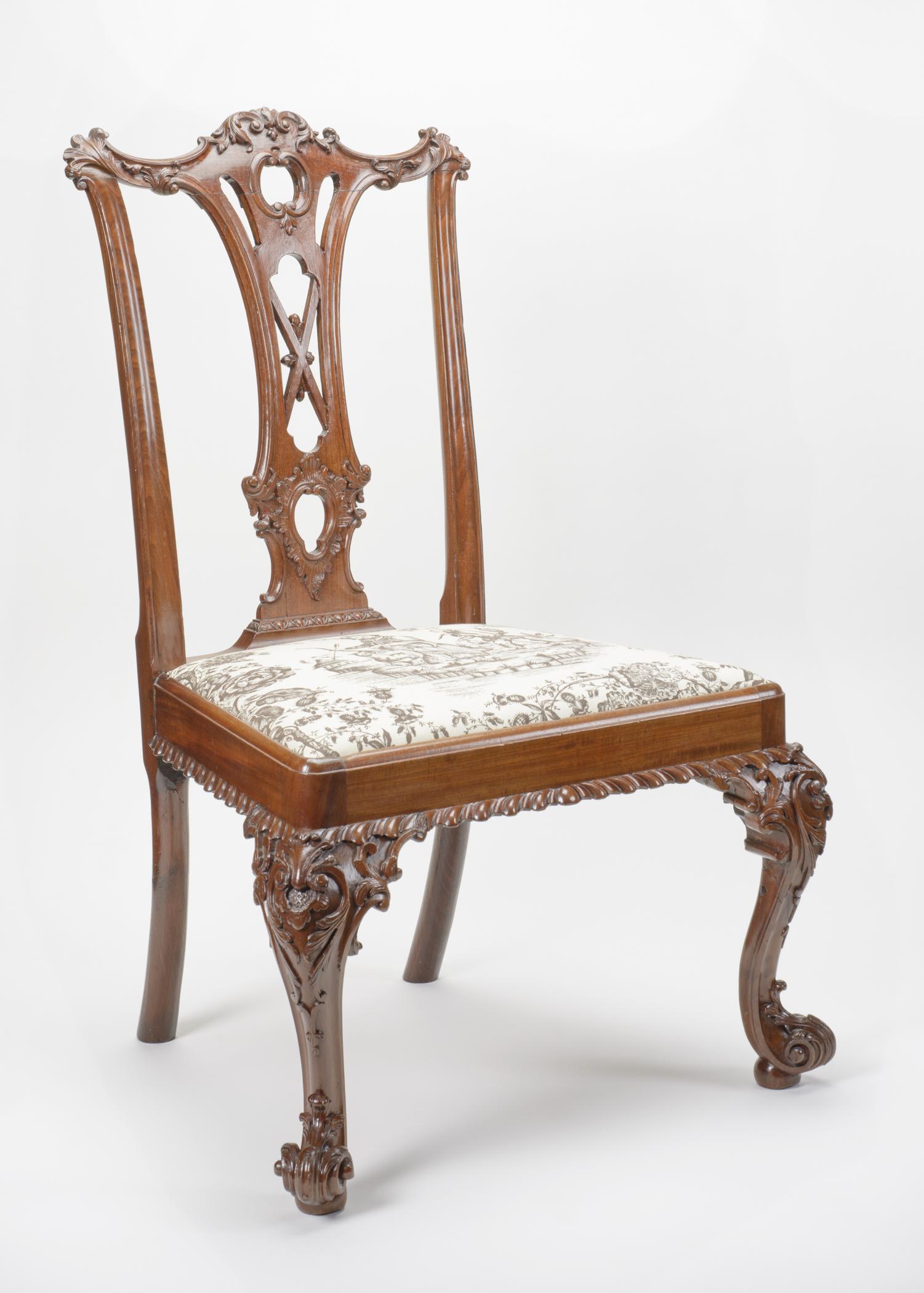 1960.1062.001 Chair, 1984.0600.003 Slip seat, view 1