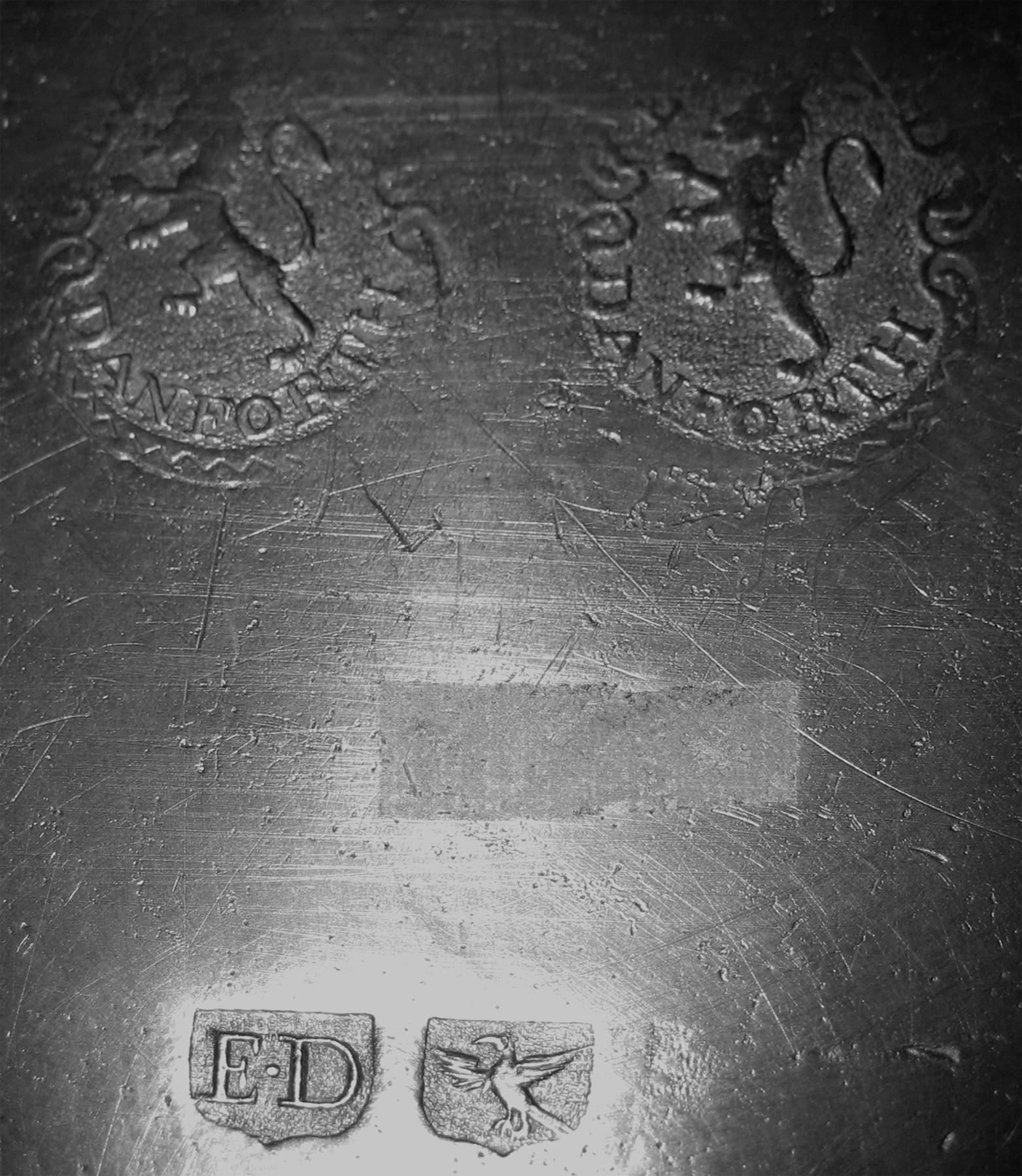 1960.1100 Pewter Plate (mark)