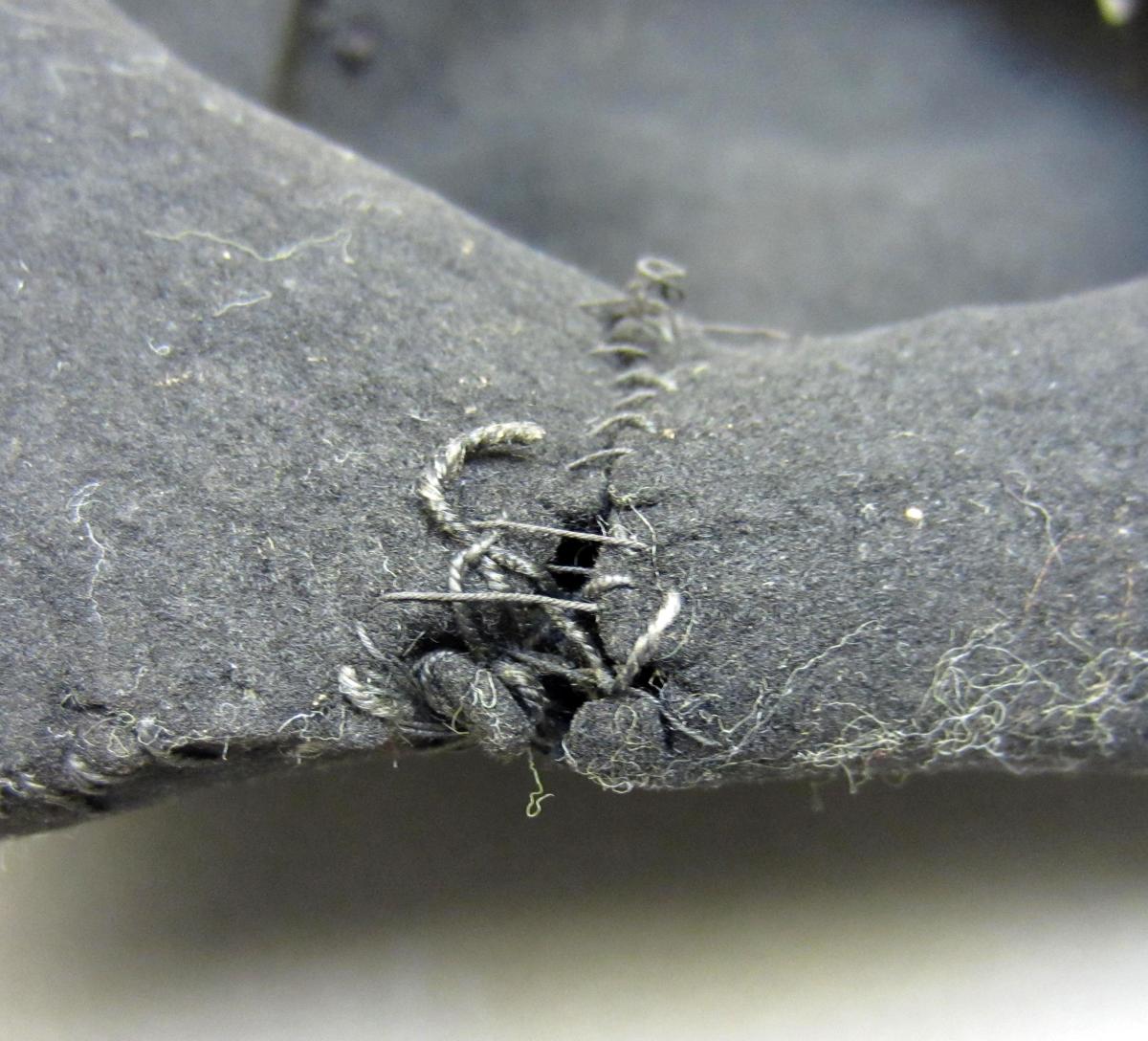 1960.1118 Hat, Repair 2