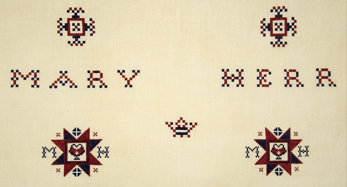 1960.1121 Bed Sheet, Detail