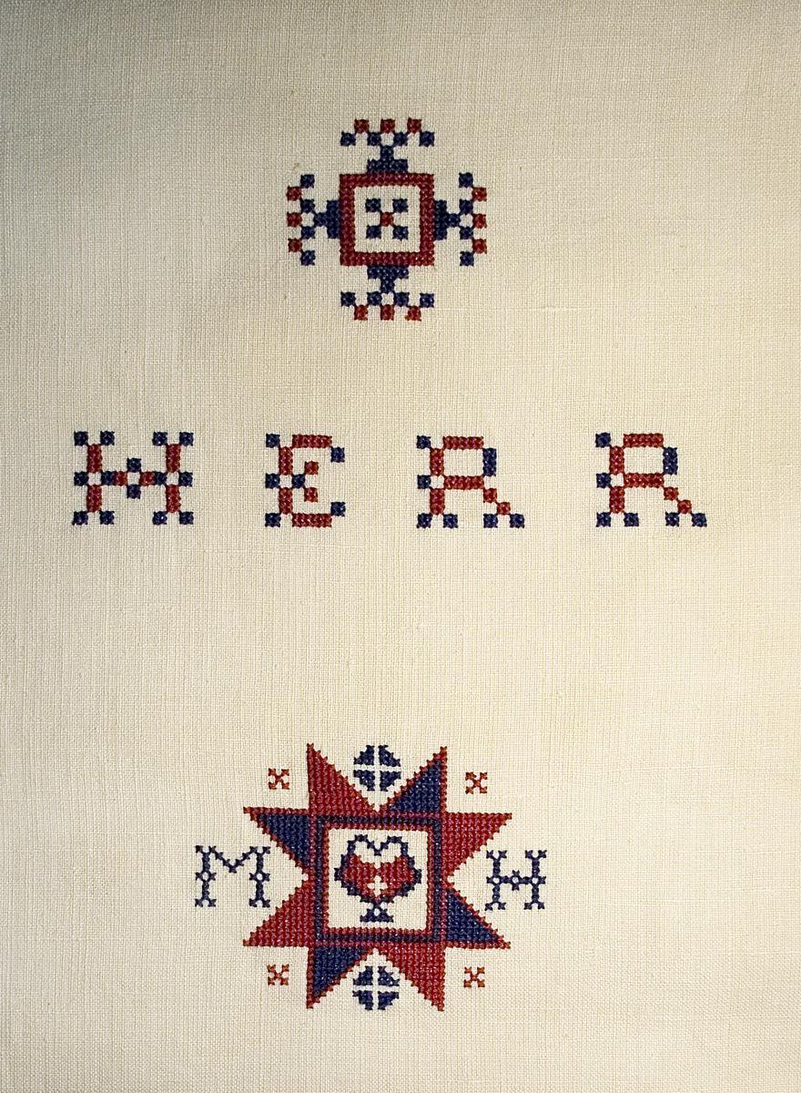 1960.1121 Bed Sheet, Detail-Herr