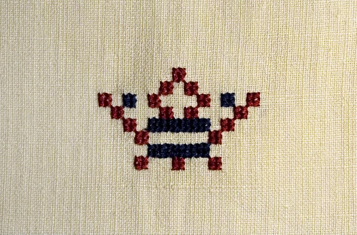 1960.1121 Bed Sheet, Detail #4