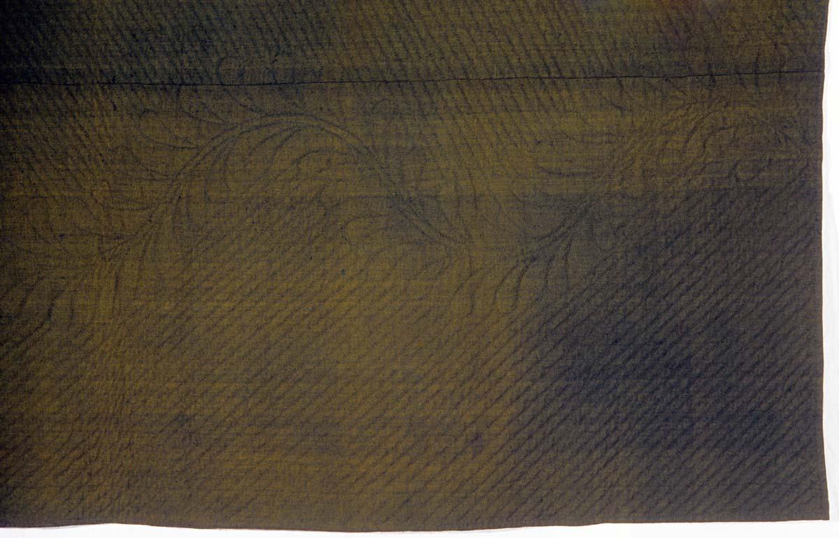 1960.1129 Quilt, Wholecloth, detail 1