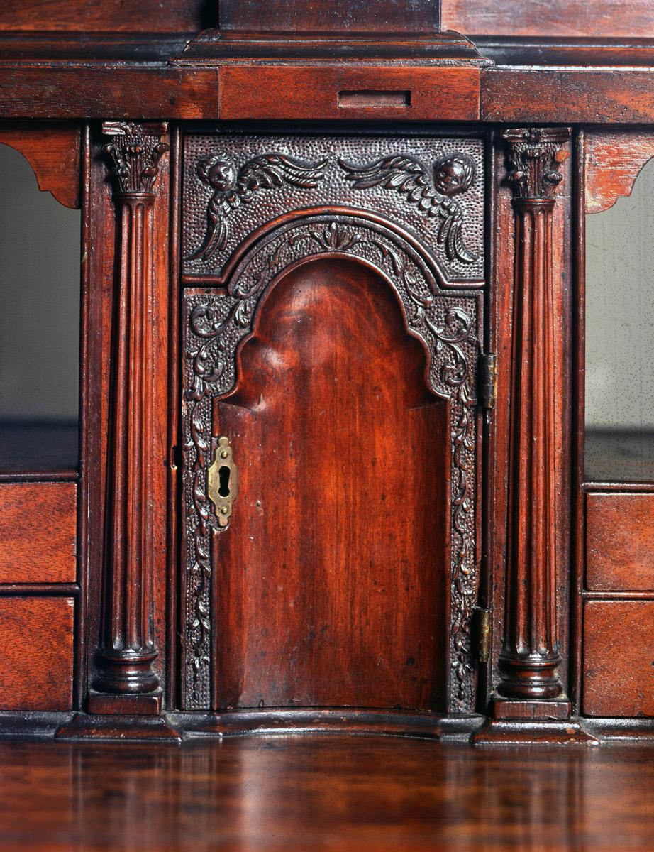 1960.1134 Desk and bookcase, detail 5