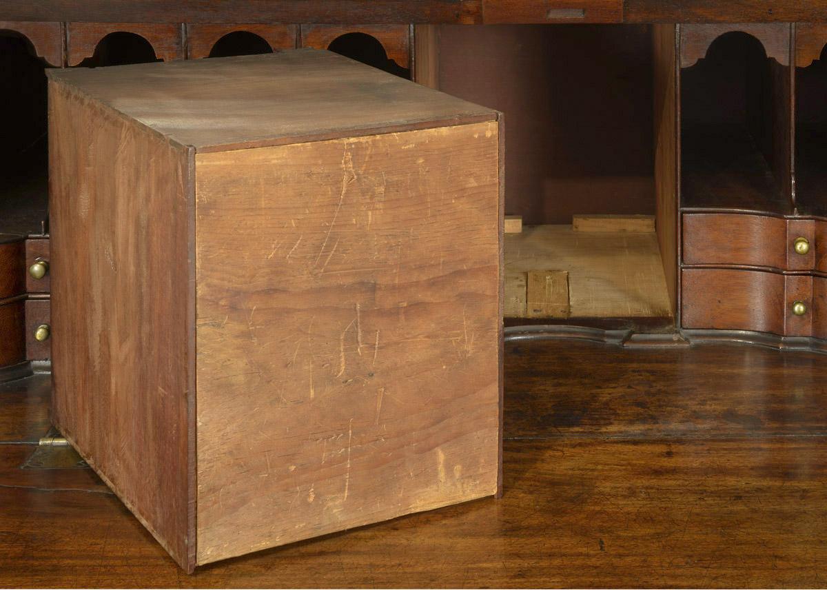 1960.1134 Desk and bookcase, detail 2
