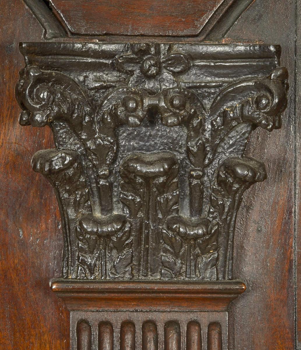 1960.1134 Desk and bookcase, detail 4