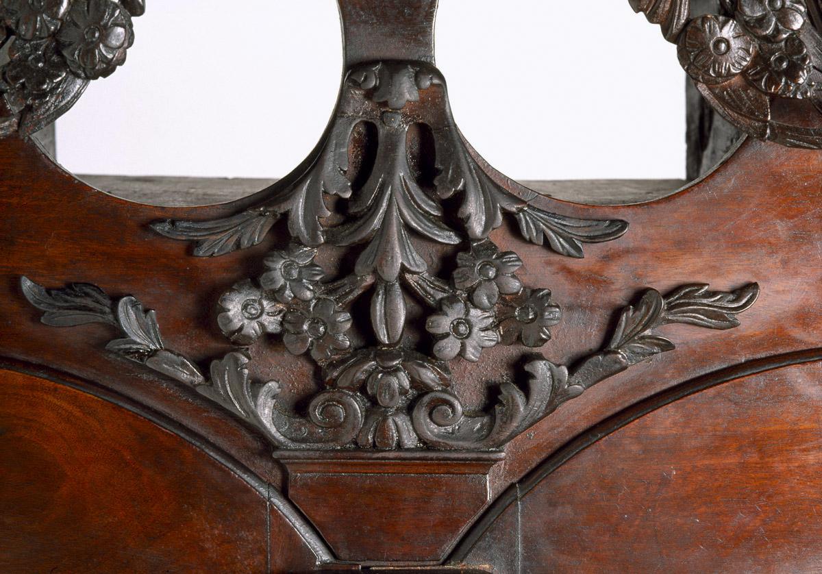 1960.1134 Desk and bookcase, detail 7