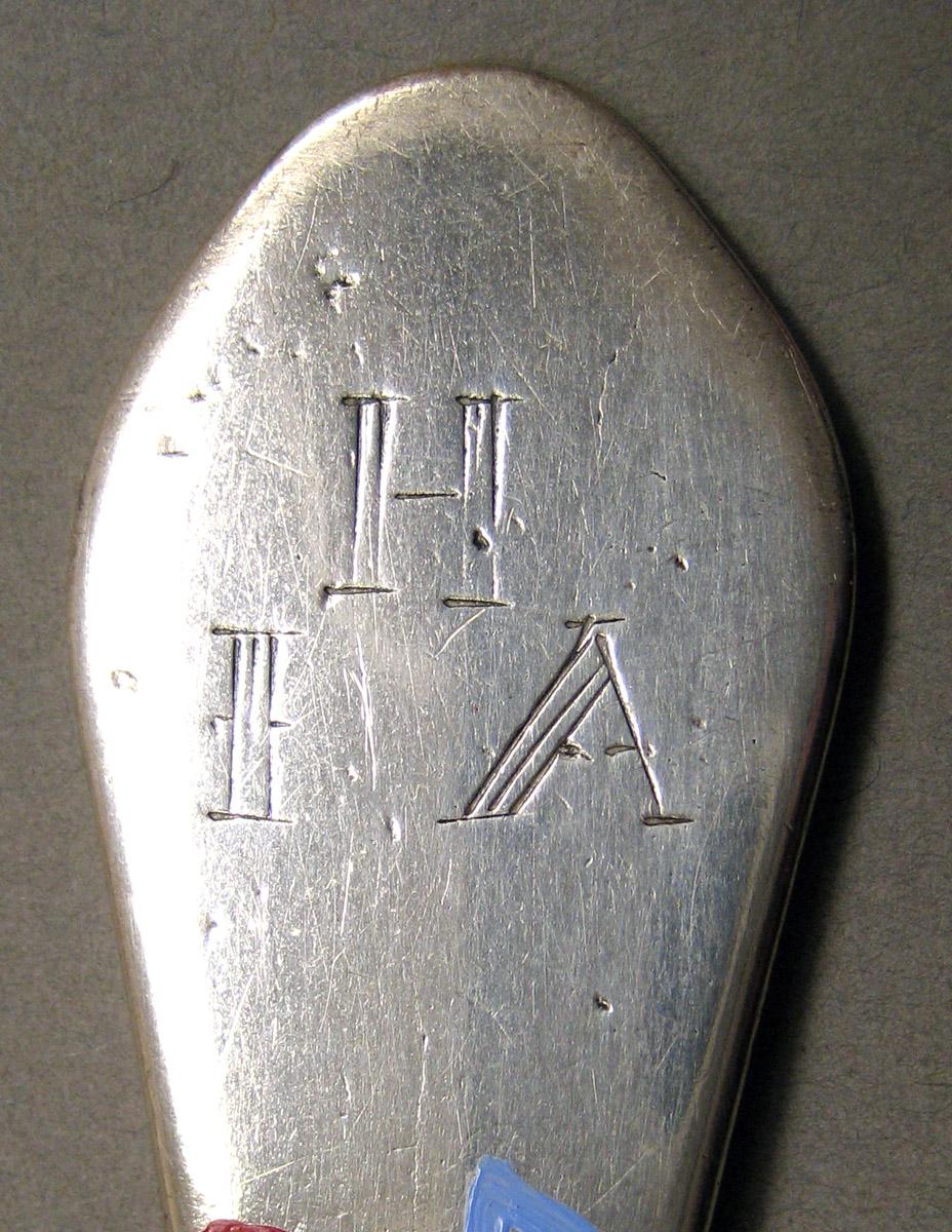 1960.1139 Silver Spoon engraving