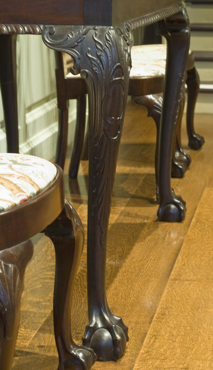 1960.1148 Marble side table (detail 3)