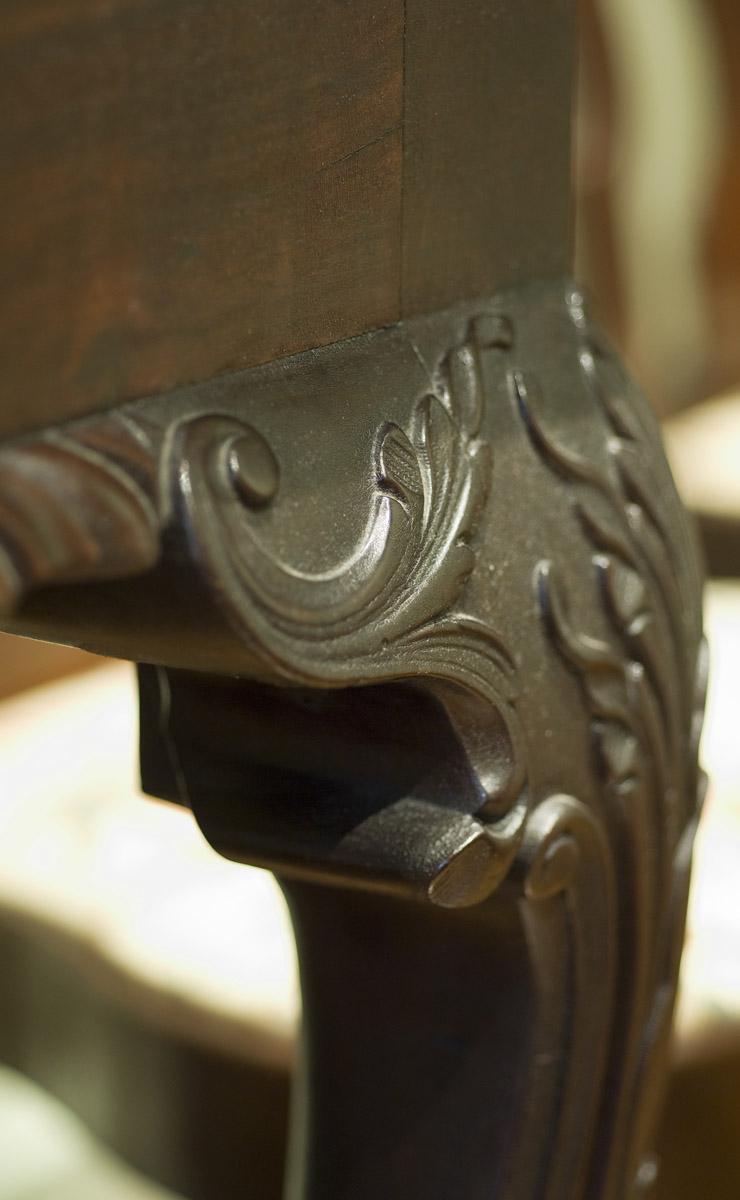 1960.1148 Marble side table (detail 5)