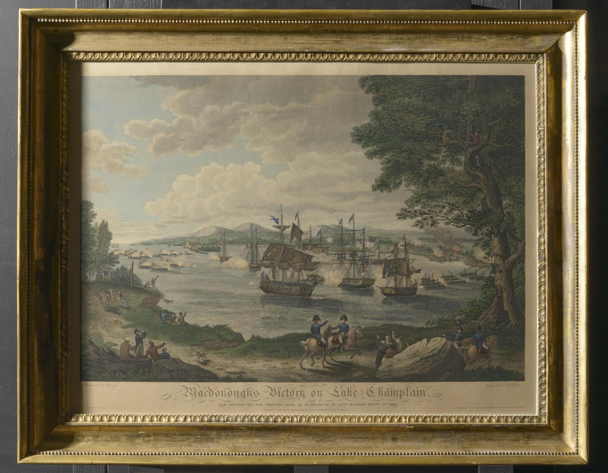 1960.1154 A Print, B Frame, view 2, raking light