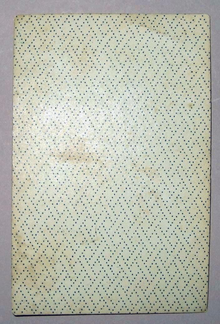 1960.1157.010 Playing Card reverse