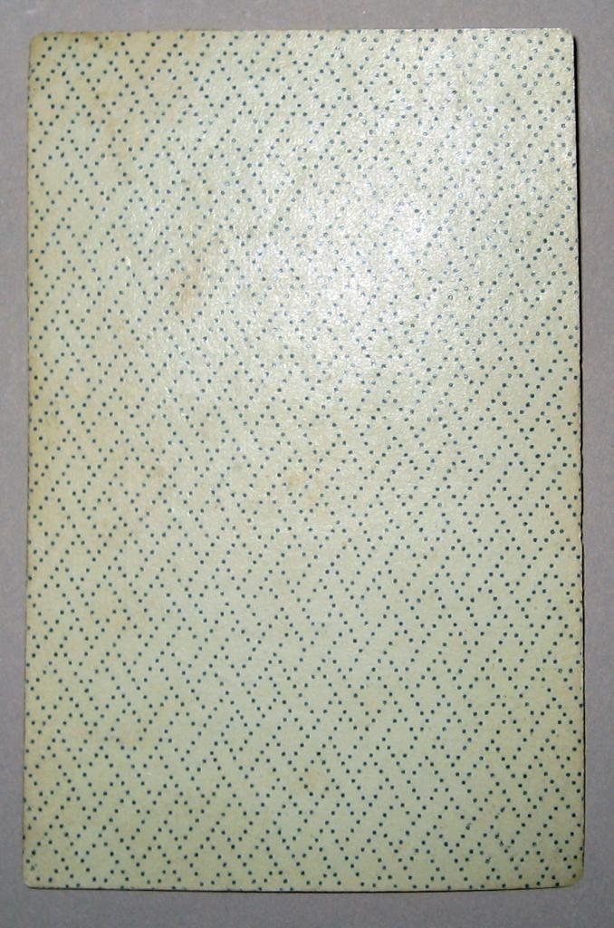 1960.1157.040 Playing Card reverse
