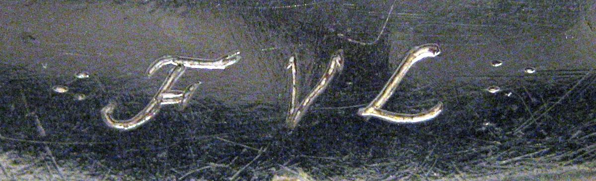 1960.1167.001 Silver Candlestick engraving