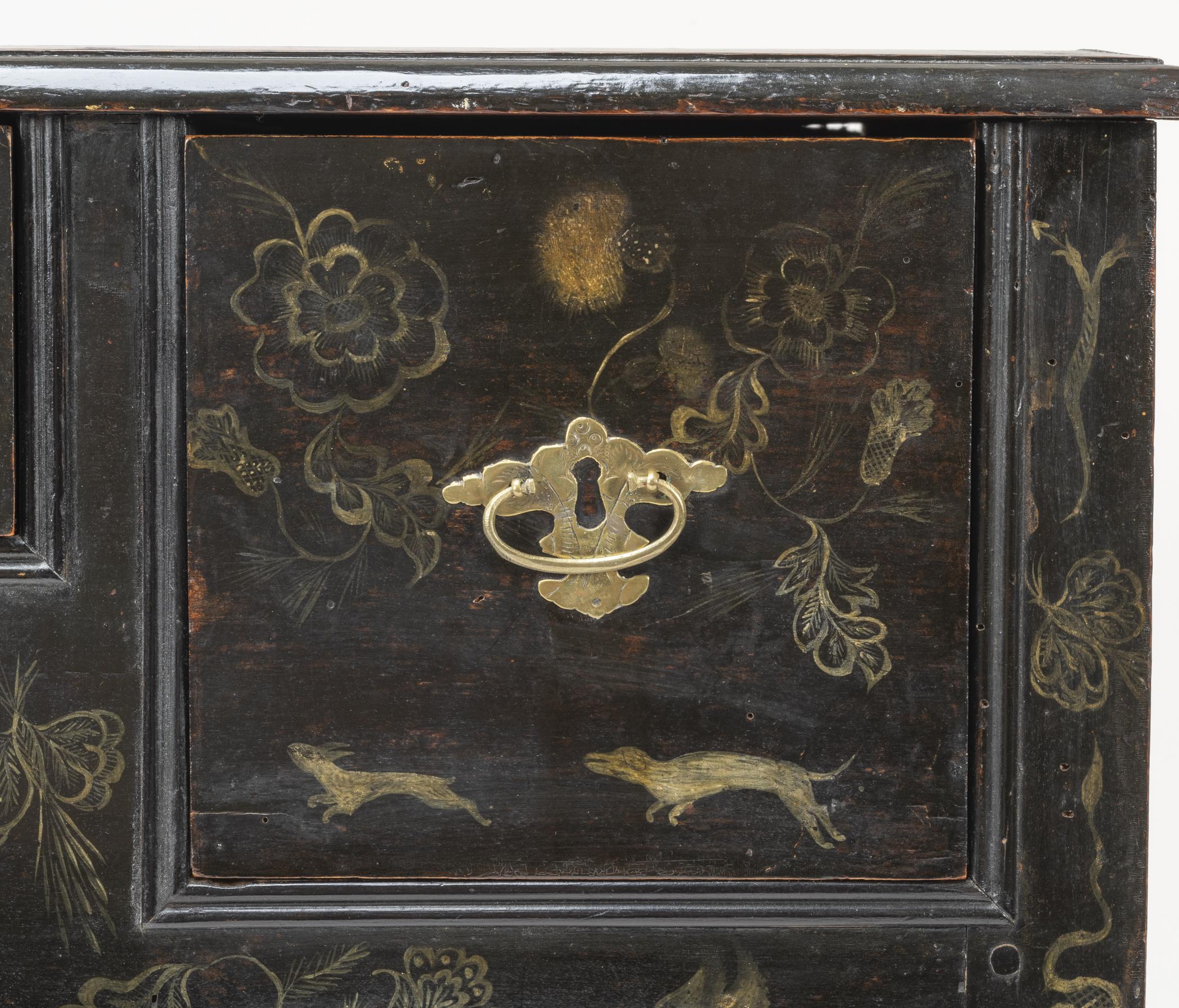 1954.0507 Chest of drawers, lower case, detail 6