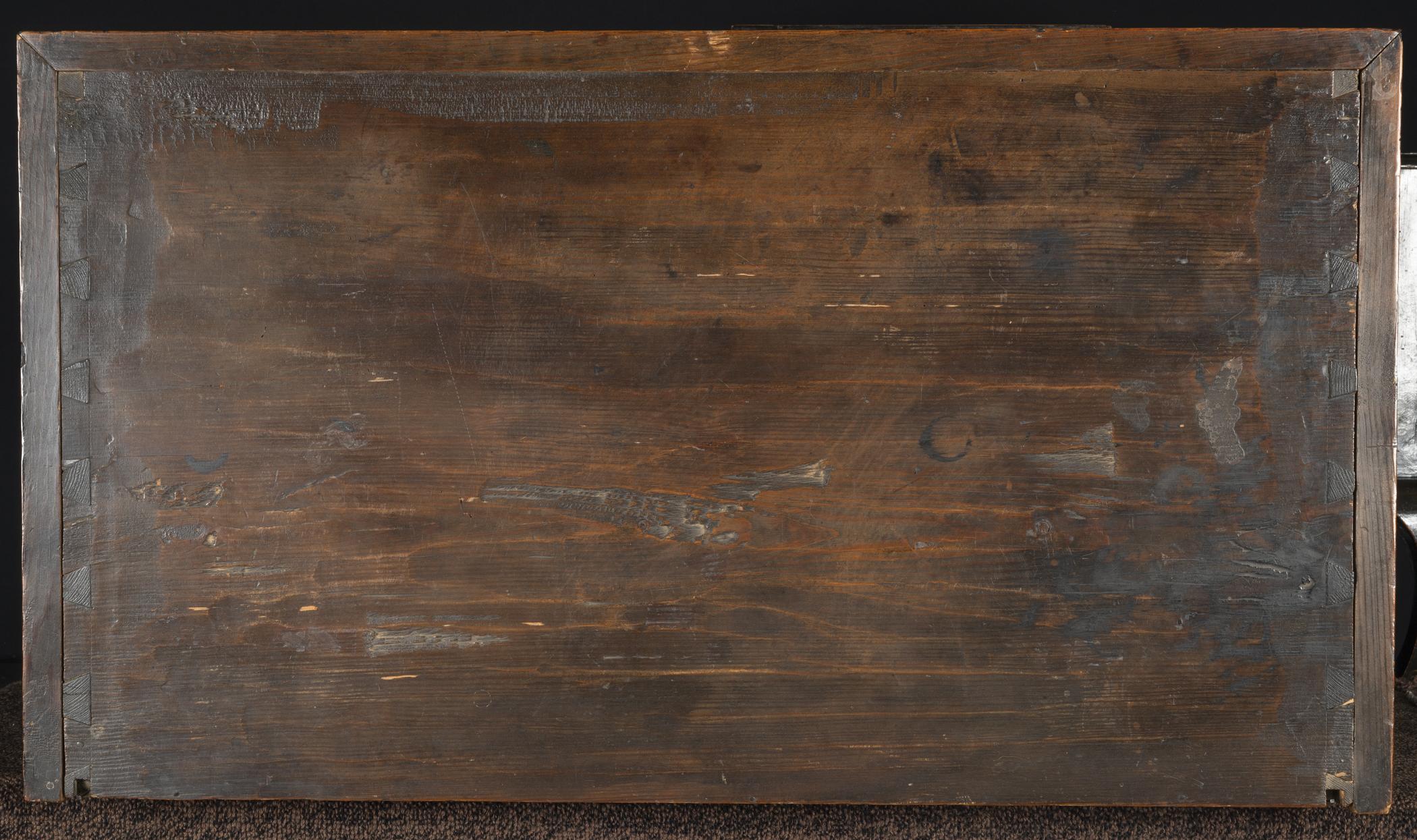 1954.0507 Chest of drawers, upper case, view 1, top