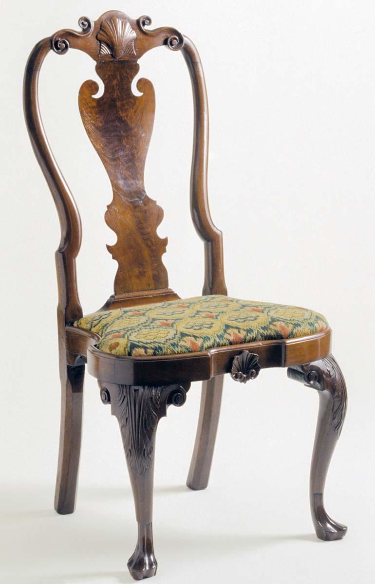 1960.1177, 1984.0658.003 Chair, Side Chair, Slipseat, view 1