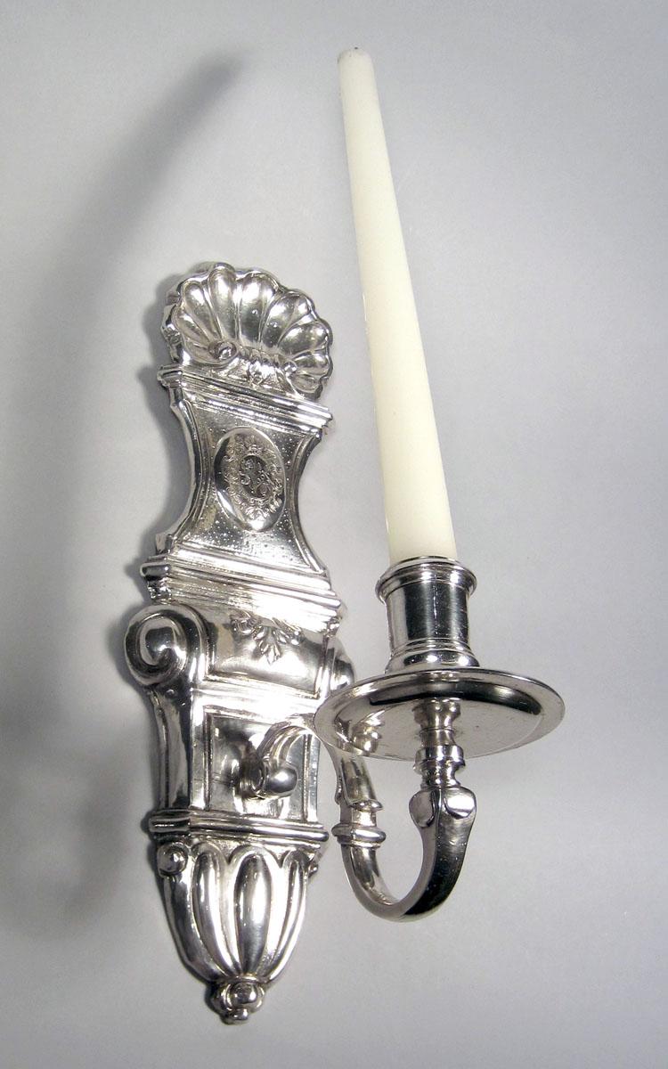 1960.1190.001 Silver Sconce