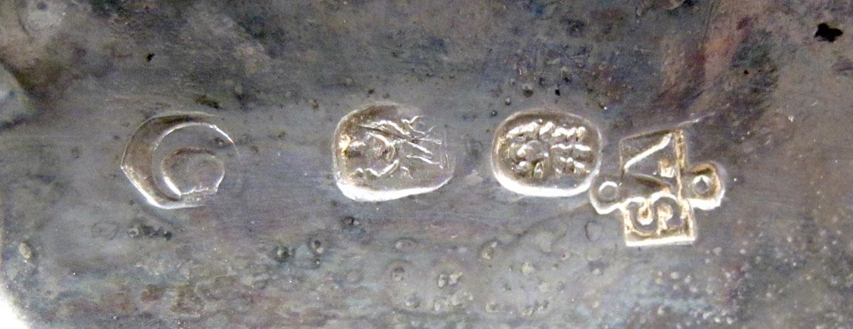 1960.1190.001 Silver Sconce mark