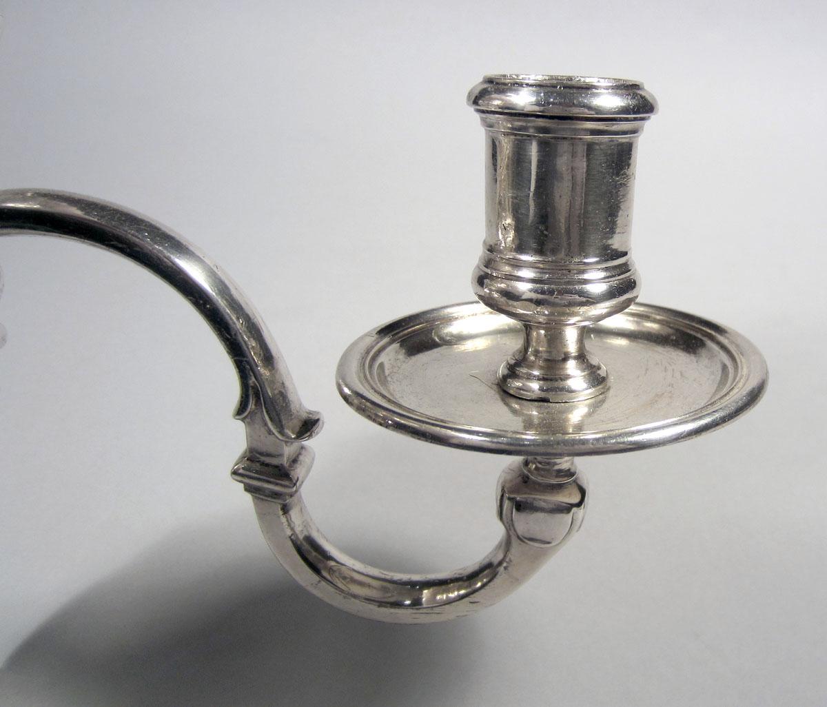 1960.1190.002 Silver Sconce arm and candle cup side 2