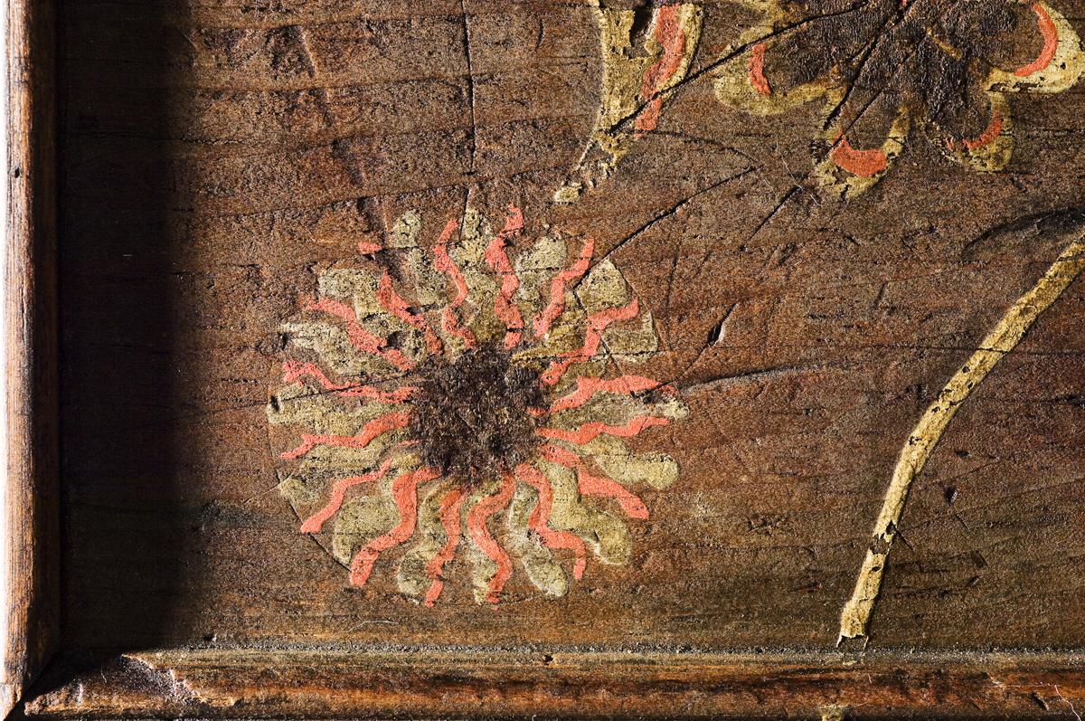 1954.0510 Chest, Chest with drawers (detail 2)
