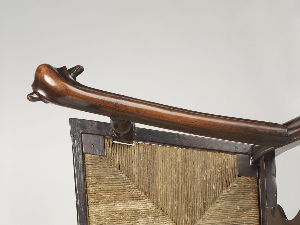 1954.0513 Chair, Armchair (detail 2)