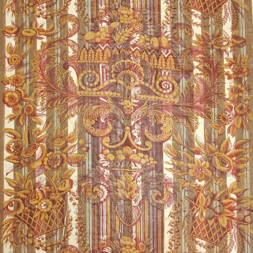 T60.3 textile, printed design repeat