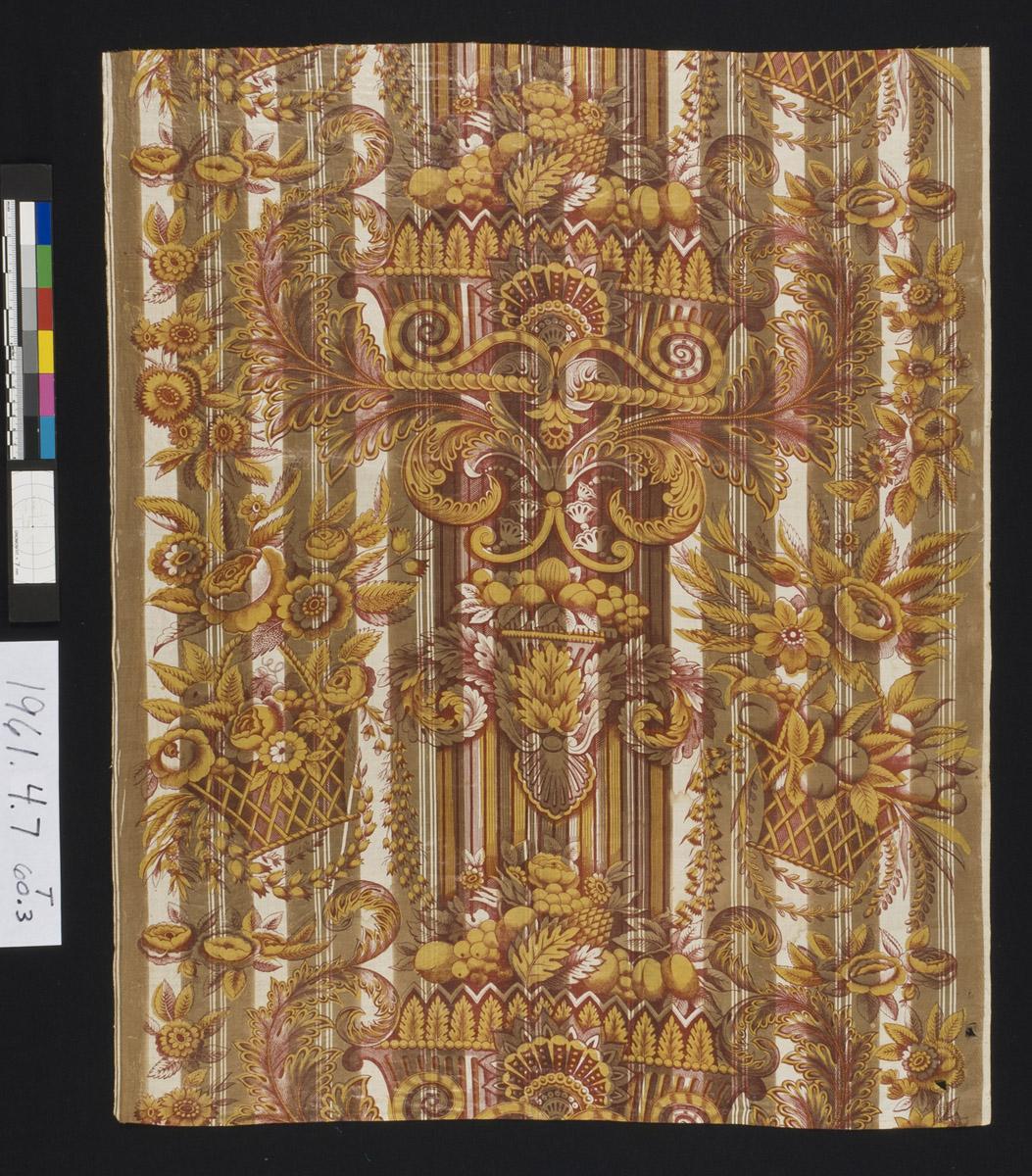 1961.0004.007 Textile, printed, view 1
