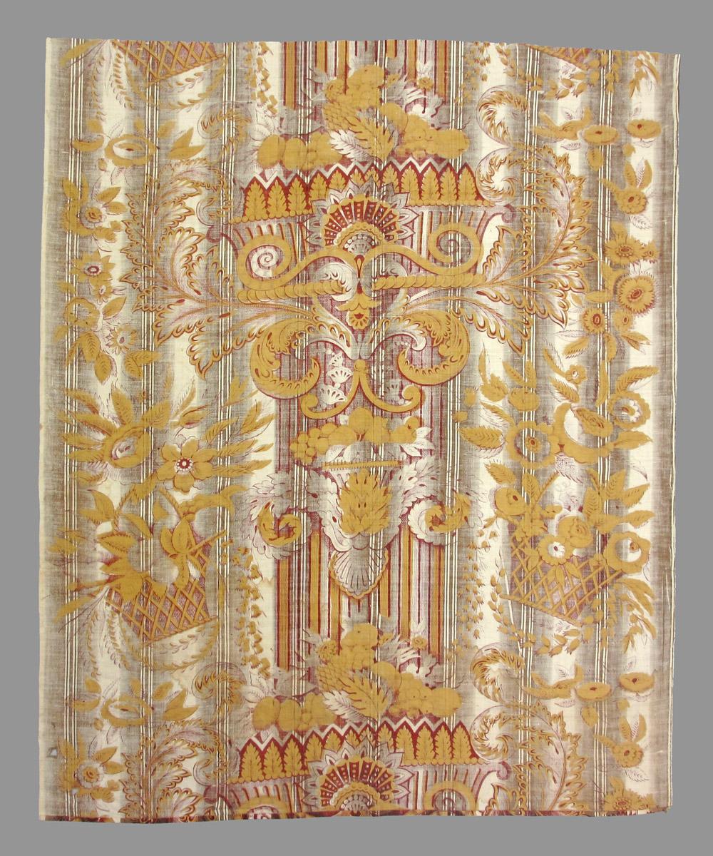 1961.0004.007 textile, printed reverse