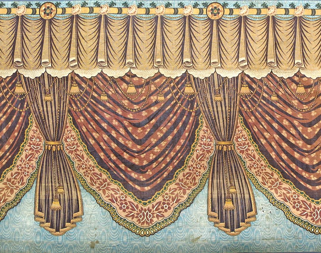 T1166 Textile, printed design repeat