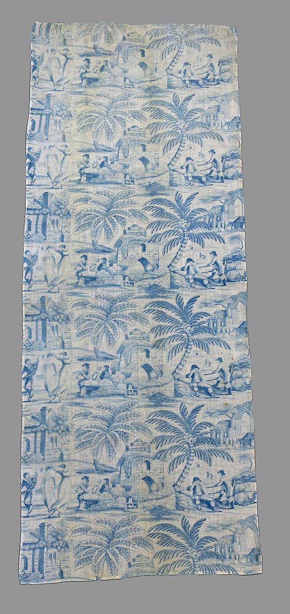 1961.0013.002 Textile, printed obverse