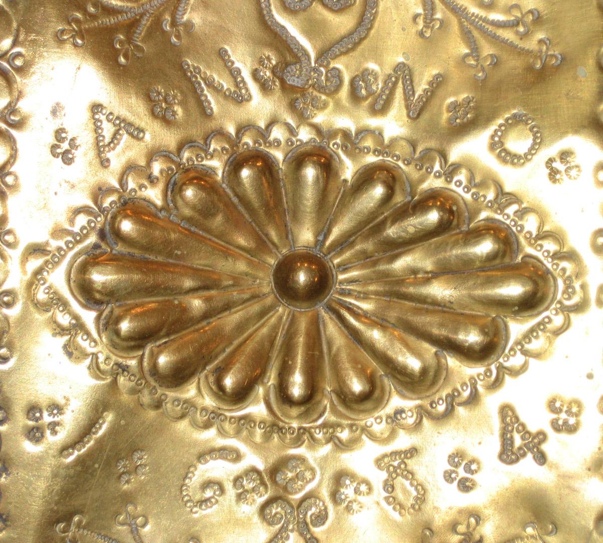 1961.0023.002 Sconce (inscription)
