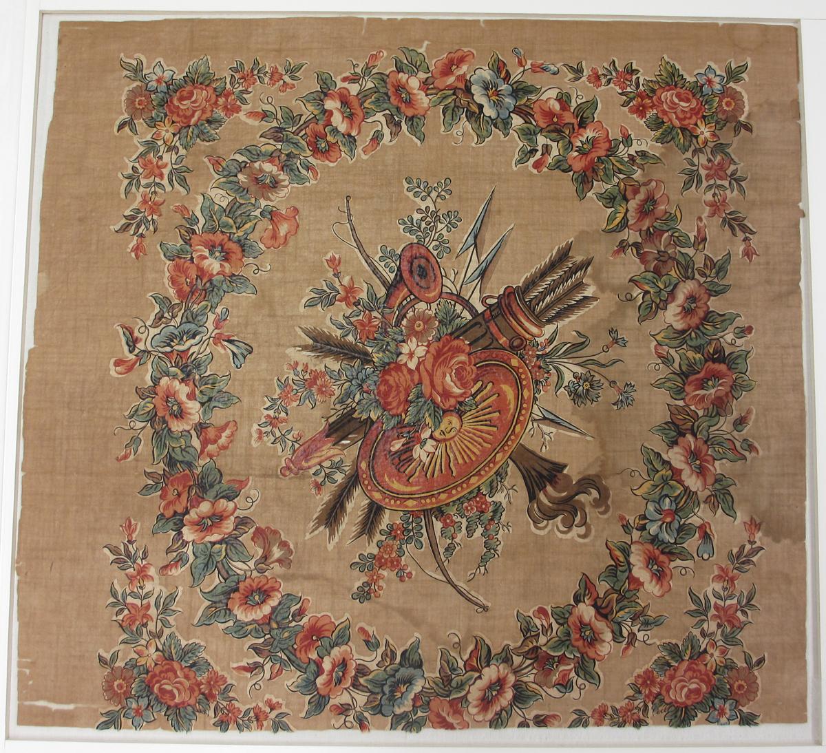 1961.0025 Textile, printed obverse