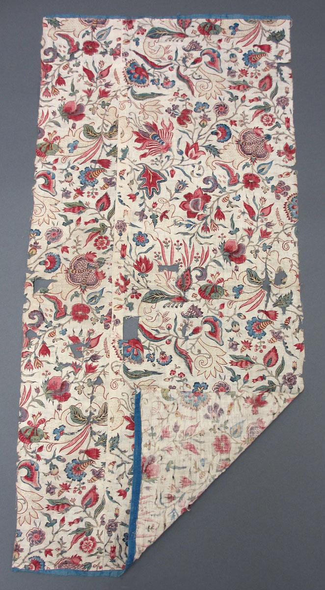 1961.0026.001 Textile, printed folded corner