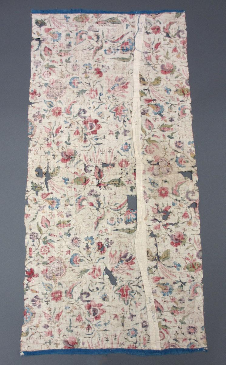 1961.0026.001 Textile, printed reverse