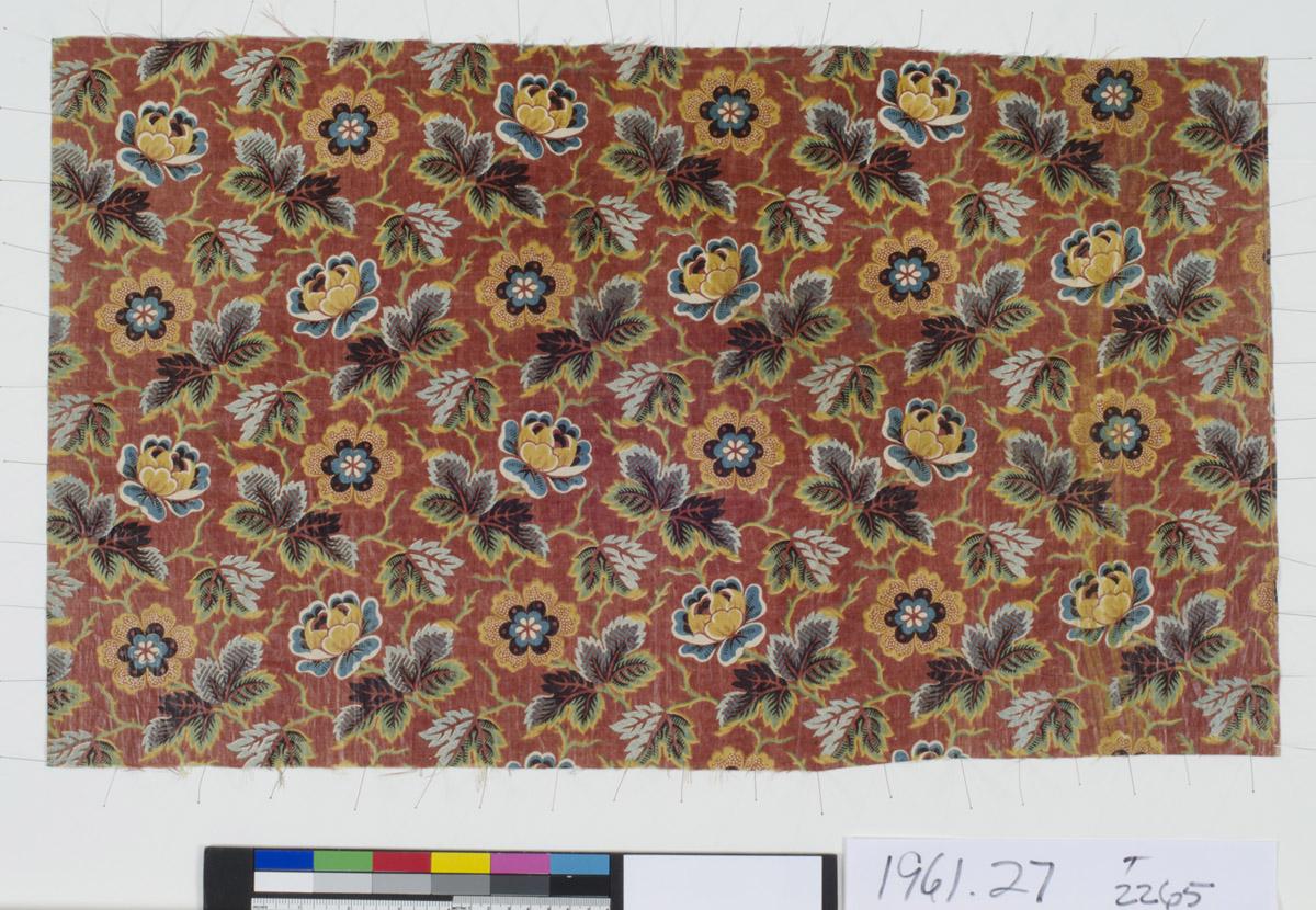 1961.0027 Textile, printed, view 2