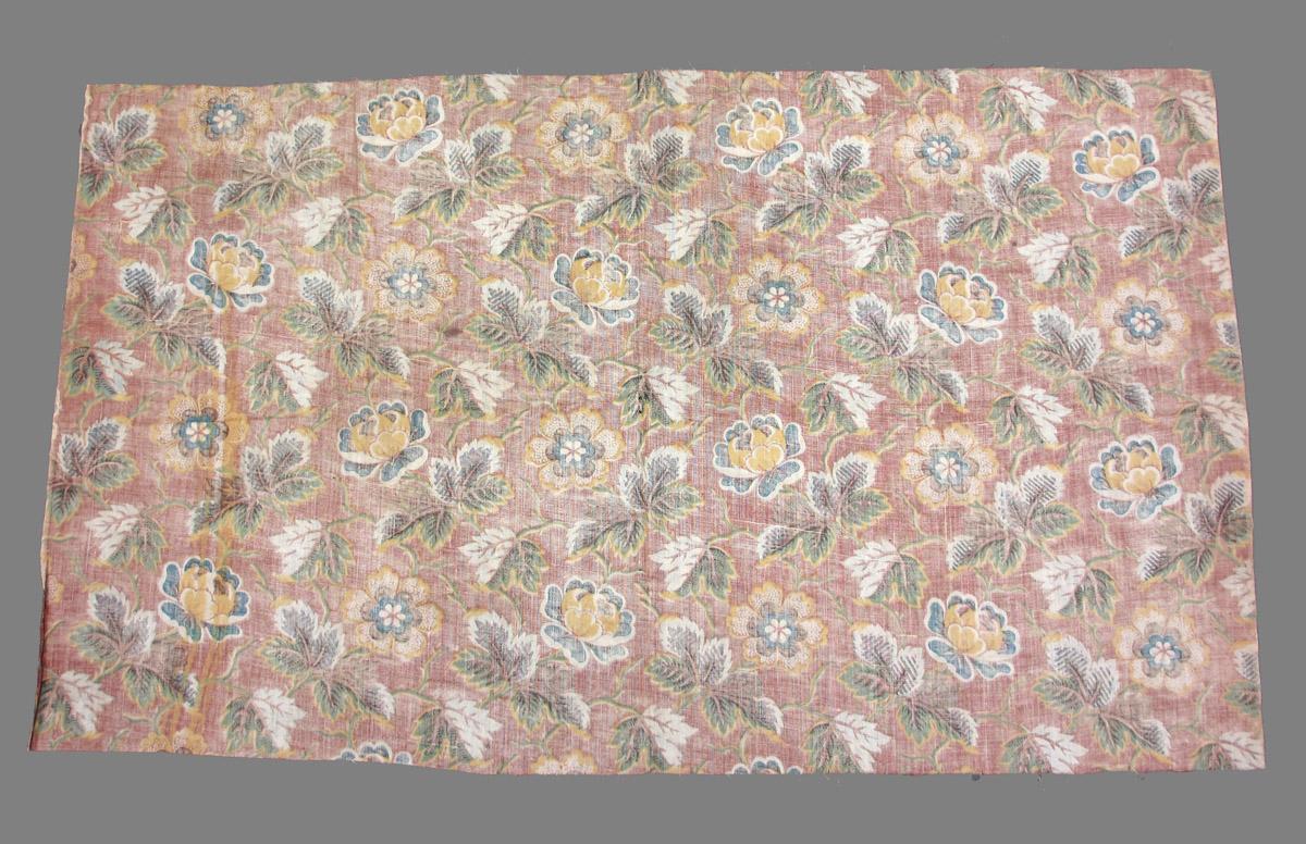 1961.0027 textile, printed reverse