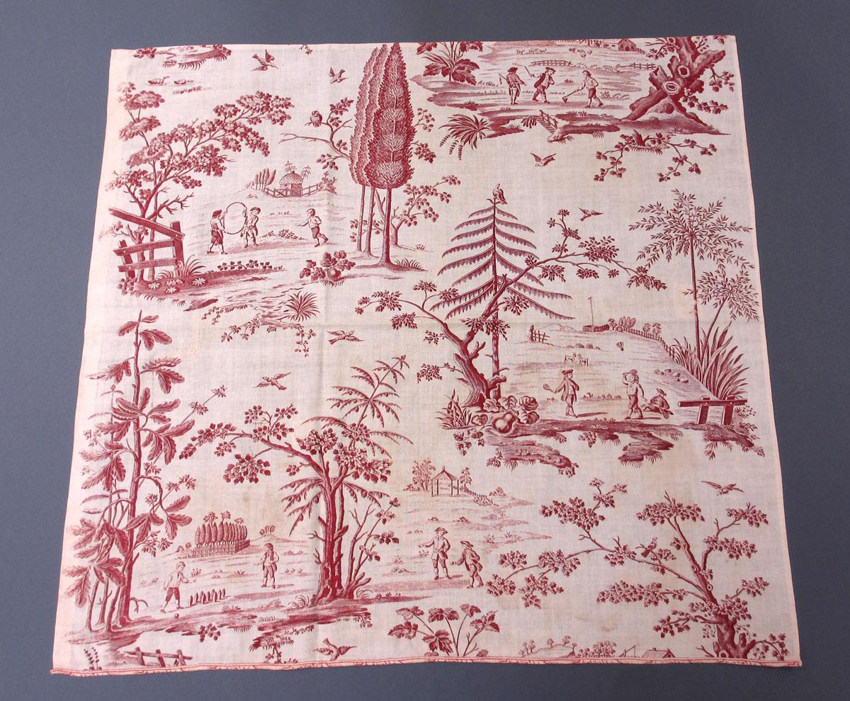 1961.0028 Textile, printed obverse