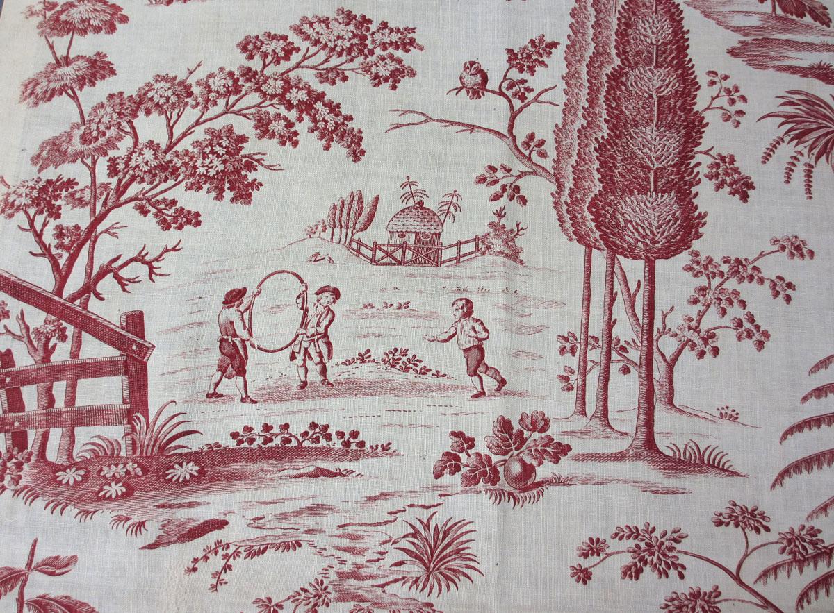 1961.0028 Textile, printed detail 3